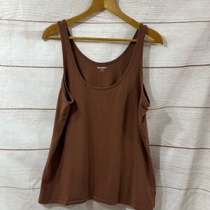 Old Navy First-Layer Tank Top brown dark walnut color Size XL TALL